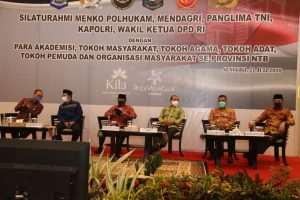 Bertemu Tokoh NTB, Wakapolri Pertegas Sinergitas TNI-Polri dalam Pengamanan Pilkada Serentak 2020