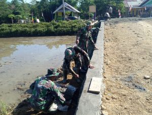 TMMD 108 Sumbawa Barat, Hari ke 25 Progress Fisik Capai 95 persen