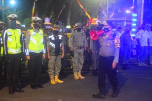 Patroli Gabungan Skala Besar, Jaga Kondusifitas  Kota Mataram pada pelaksanaan Idul Adha 1441 H.