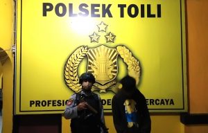 Patroli Rutin, Polsek Toili Kabupaten Banggai Amankan Pemuda Bawa Sajam