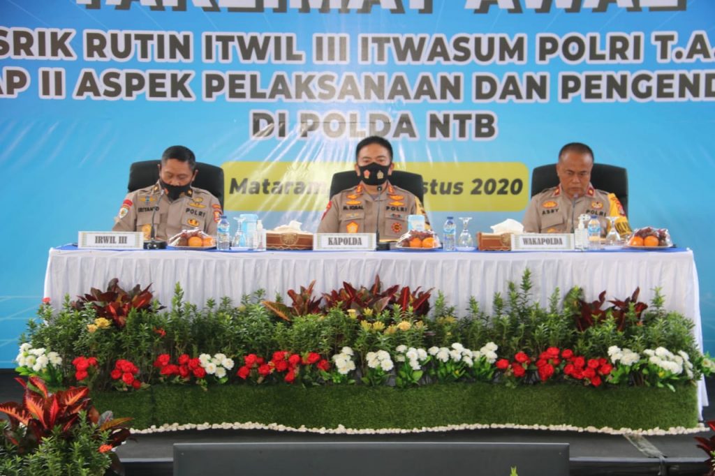Tim Itwasum Mabes Polri Laksanakan Pengawasan dan Pemeriksaan di Polda NTB