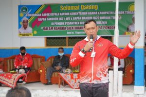 Kunker Ke Wilayah Kodim 1620/Loteng, Ini Yang Dilakukan Danrem 162/WB