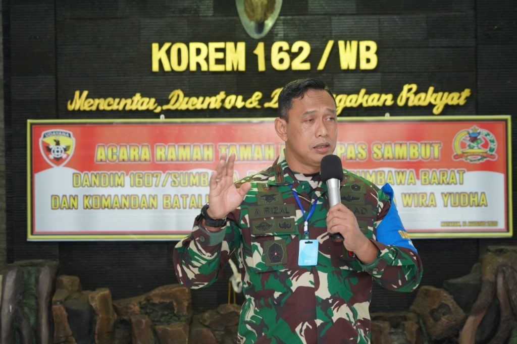 Ini Harapan Danrem 162/WB, Saat Pimpin Sertijab Serta Tradisi Penerimaan Dan Pelepasan Pamen Jajaran Korem 162/WB.