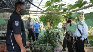 Kampung Sehat Mendorong Warga Patuhi Protokol Kesehatan.