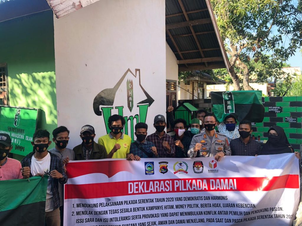 Silaturahmi Dengan HMI, Kapolres Dompu Ajak Jaga Kamtibmas Jelang Pilkada