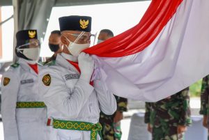 Sekda Pimpin Upacara Pengukuhan Paskibraka NTB, Jumlah Paskib Tahun Ini Dibatasi