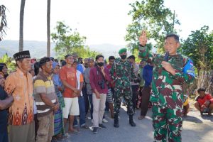 Cegah Pertikaian Warga Desa Waro Dan Tangga Baru Berkepanjagan,Ini Yang Dilakukan Danrem 162/WB