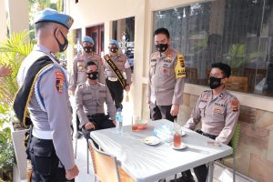 Kapolda NTB Sidak Penerapan Protokol Kesehatan Adaptasi Kebiasaan Baru di Satker Internal