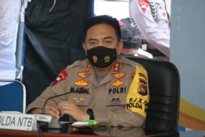 Hadiri Rapat Evaluasi Penanganan Covid-19, Kapolda NTB Berharap Penegakan Hukum Harus Diterapkan