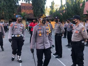 Cegah Penularan Covid-19  Polres Sumbawa Lakukan Penertiban Internal