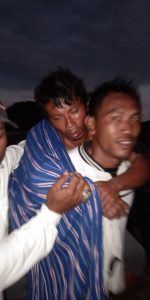 Tim Gabungan Berhasil Temukan Pemancing Asal Sekotong Dalam Keadaan Selamat