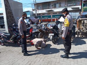 Polres Sumbawa Gencarkan Razia Masker dan himbauan Protokol Covid-19
