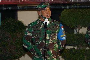 Implementasi Inpres Nomor 6 Tahun 2020, Danrem 162/WB Pimpin Apel Patroli Gabungan Berskala Besar
