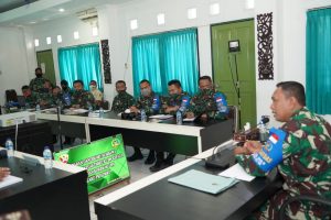 Dandim 1607/Sumbawa Paparkan Rencana TMMD ke-109 Tahun 2020 Kepada Danrem 162/WB