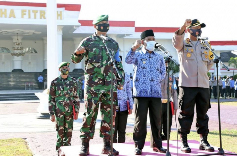 Apel Tiga Pilar, Sinergitas Kunci Utama Pendisiplinan Masyarakat Dalam Menerapkan Protokol Kesehatan