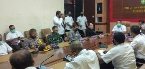 Koordinasi Sejauh Mana Penanganan Covid-19, Tim Kemenko Polhukam RI Kunjungi Sumbawa