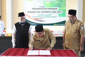 Kukuhkan Unit Pengumpulan Zakat se-KSB, Sekda Harap UPZ dapat  Memaksimalkan Pengumpulan Zakat