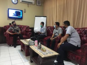 Terkait Mekanisme Pendaftaran Bacabup dan Cawabup, Kapolres Koordinasi dengan KPU Dompu