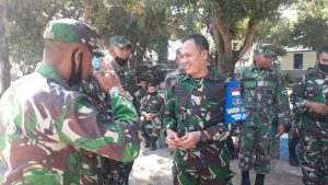 Ini Arahan Dandim 1607/Sumbawa Saat Berkunjung ke Kompi Senapan B Yonif 742/SWY.