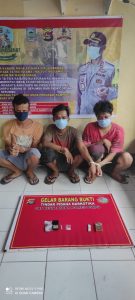 Diduga menguasai Narkotika, tiga pemuda bima diringkus Satresnarkoba Polres Dompu