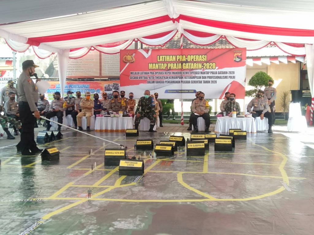Antisipasi Gangguan Pilkada, Polresta Mataram Gelar TFG