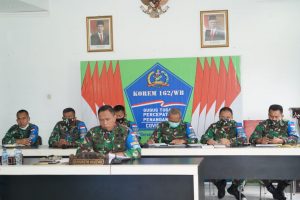 Evaluasi Pelaksanaan Operasi Penanganan Covid-19 di Wilayah Bali-Nusra, Pangdam IX/Udayana Apresiasi Upaya Penanganan Covid-19 di NTB