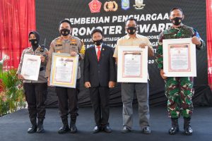 Pemprov NTB, Polda NTB, dan Korem 162/WB Raih Penghargaan dari LEMKAPI