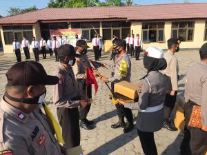 Polsek Pekat sabet Reward lomba Penerapan Protokol Kesehatan COVID-19 se-jajaran Polres Dompu