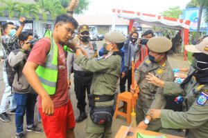 Polresta Mataram Ikuti Opgab Penegakan Perda