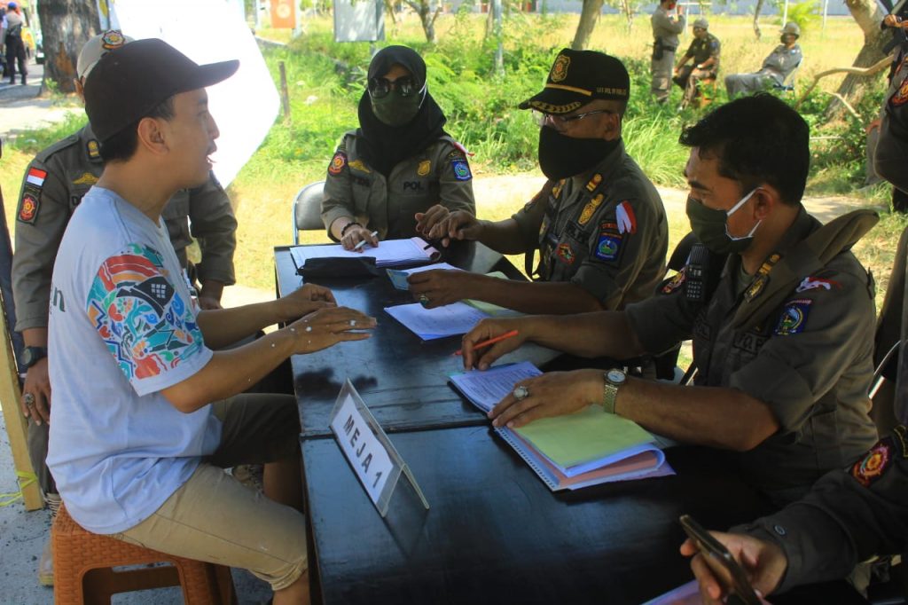 Operasi Penegakan Perda Minim Pelanggar Dipusat Kota Mataram