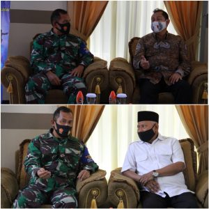 DANLANAL MATARAM TERIMA KUNJUNGAN KEPALA PERWAKILAN BI NTB DAN BUPATI KAB. LOMBOK TIMUR