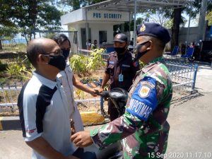 Danlanal Minta Setiap PosAL Tegas Dalam Pendisiplinan Protokol COVID-19