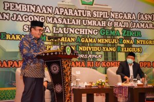 Kunjungi NTB, Menag RI Sampaikan Tiga Hal Yang Membuatnya Kagum ke Gubernur Zul