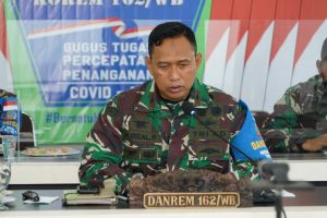 Jelang Pilkada Serentak di NTB, Pangdam IX/Udayana Terima Paparan Danrem 162/WB