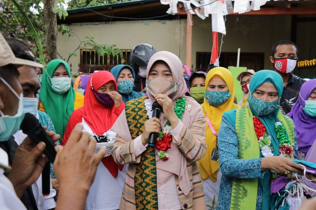 Kuatkan Protokol Covid-19, TP PKK NTB Mulai Gelar “Gebrak Masker” di Pulau Sumbawa