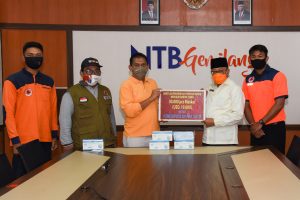 Provinsi NTB Dapat Bantuan 50 Ribu Lembar Masker dari Tiongkok