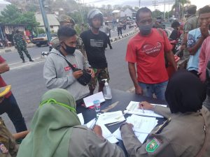 Hari ke-8 Ops Yustisi di Sumbawa, 46 Warga Terjaring Tidak Gunakan Masker dan Diberi Sanksi