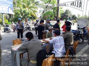 Sejumlah 668 Orang Pelanggar Tak Pakai Masker di Lombok Tengah