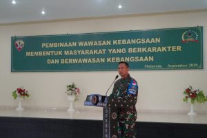 Tingkatkan Wawasan kebangsaan di kalangan Generasi Muda, Korem 162/WB Gelar Pembinaan Wasbang