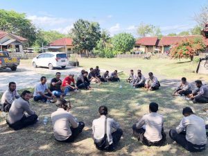 Spirit Breakfast ala Kapolsek Pekat, Dongkrak Semangat Personel dalam Bertugas