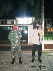 TNI-POLRI Kab. Dompu Apel gelar pasukan persiapan pengamanan penetapan calon Pilkada 2020