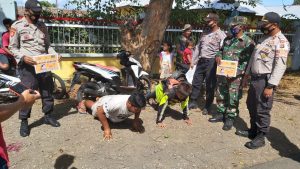 Polsek Pekat dan unsur Muspika laksanakan Operasi yustisi dan pengecekan kampung sehat