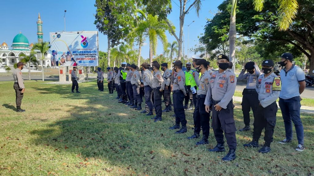 Penolakan Tambang di Taliwang, Polres Terjunkan Puluhan Personil Amankan Unjuk Rasa
