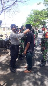 Operasi Yustisi, Kapolsek Kempo Harap Jaga Kondusifitas dan  Protokol Kesehatan