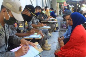 Puluhan Orang Terjaring Operasi Yustisi,  Polresta Mataram Berikan Sanksi