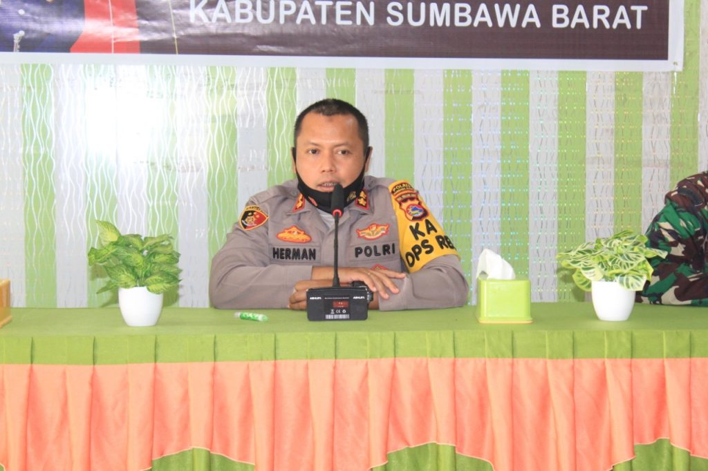 Sukseskan Pilkada 2020 di tengah pandemi, Kapolres Sumbawa Barat Gelar silaturahmi dengan Dandim, Kajari dan Awak Media