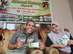 Hebat,! Produk Lokal CV Tri Utami Jaya Berbahan Baku Kelor di NTB Telah Diekspor ke 13 Negara