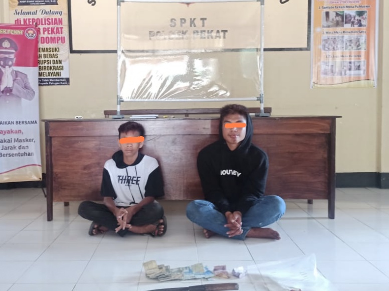 Bobol Rumah dan sikat uang Rp4 juta, Dua Remaja Bawah Umur di Dompu Diringkus Polisi