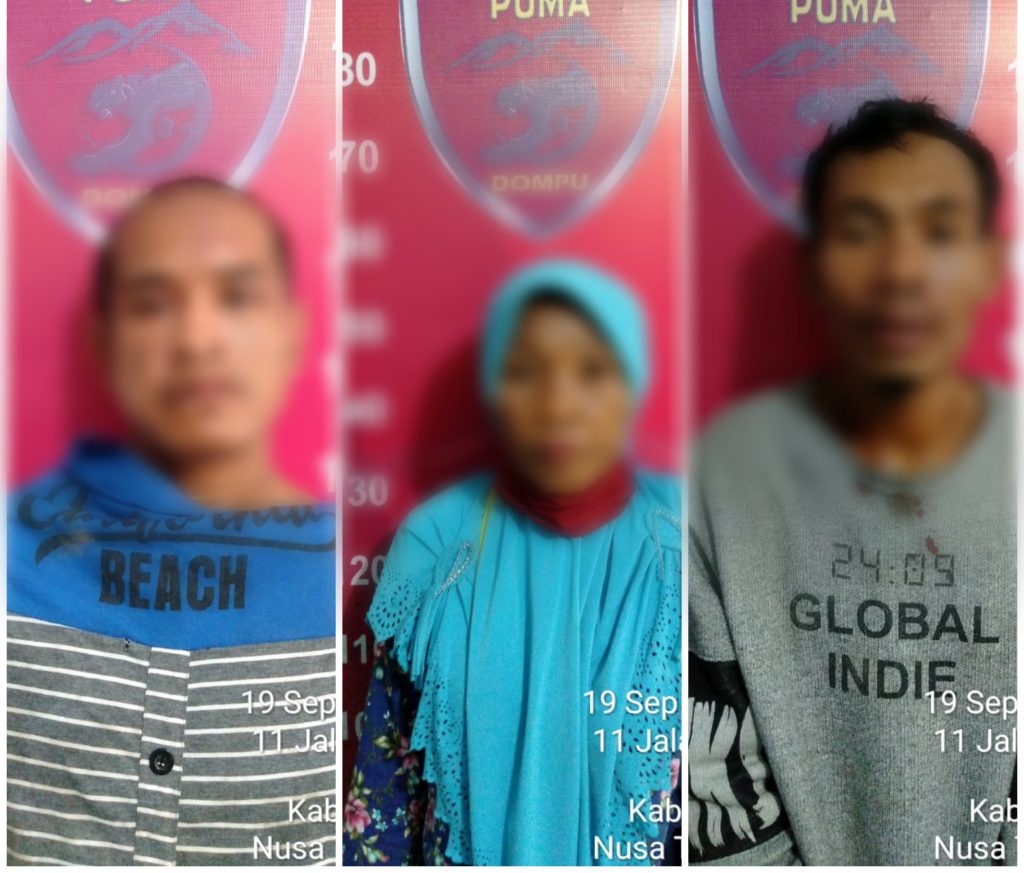 Curi Uang dan Emas dengan cara mencongkel jendela, dua Pria di Dompu dibekuk Polisi