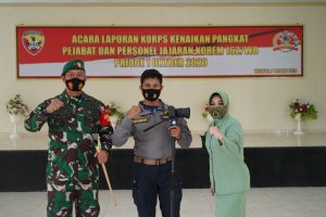 Danrem 162/WB : Kenaikan Pangkat Jadikan Motivasi Untuk Tingkatkan Kualitas Pengabdian